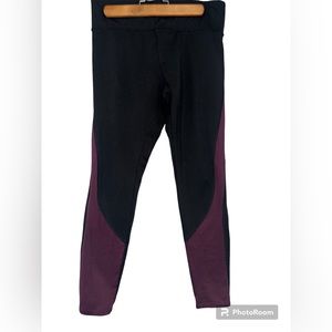 Victoria Secret PINK Leggings Black Maroon Women’s Size L